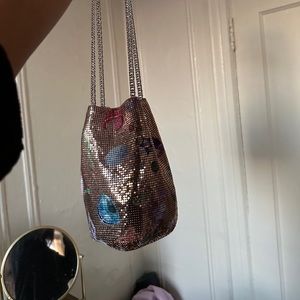 Bimba Y Lola Jewel Print Mesh Bucket Bag